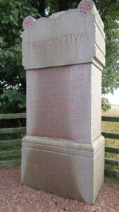 Trimontium Monument, Melrose. Visit when staying at Bonchester Bridge Caravan & Camping, Scottish Borders