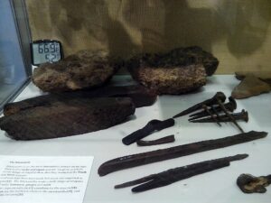 Trimontium Metalwork. Visit when staying at Bonchester Bridge Caravan & Camping, Scottish Borders