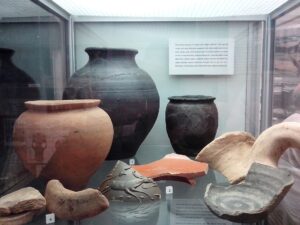 Trimontium Pottery Melrose. Visit when staying at Bonchester Bridge Caravan & Camping, Scottsh Borders